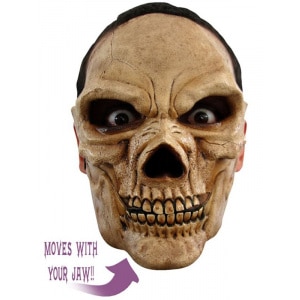 Skull 2 Piece Latex Horror Face Mask