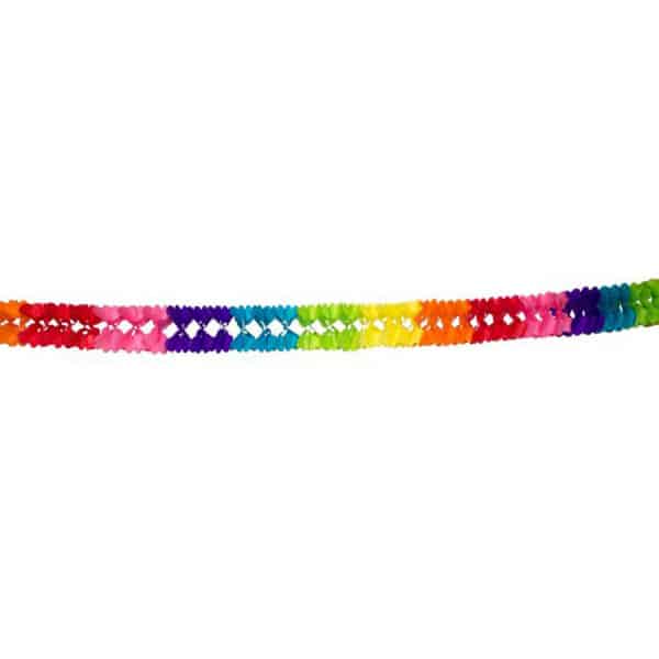 Raratonga Rainbow Multicoloured Honeycomb Garland Ð 6m