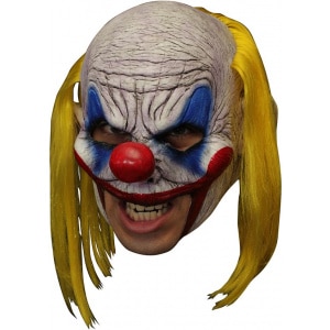 Evil Clown Deluxe Chinless Latex Horror Mask