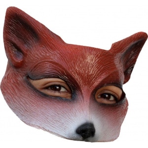 Red Fox Latex Eye Mask