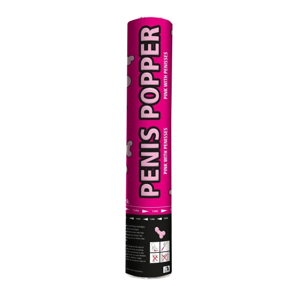 Hen Night Penis Compressed Air Confetti Cannon / Party Popper - 28cm