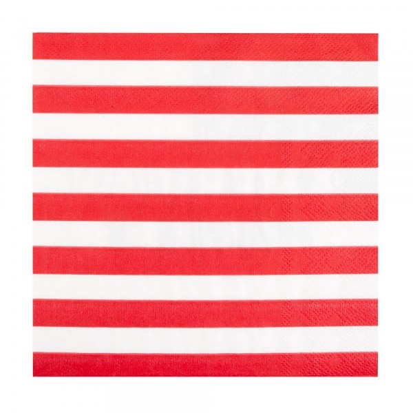 20 X USA American Flag Paper Napkins - 33cm