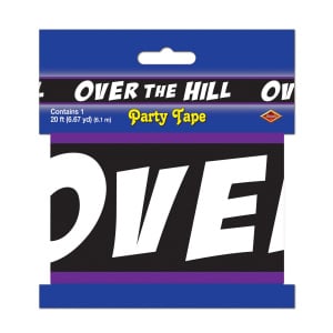 "Over the Hill" Birthday Party Barrier Tape - 6m