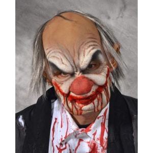 Smiley the Clown Latex Super Deluxe Halloween Mask