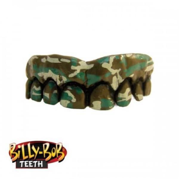 Billy Bob Army Camo Fake Teeth with Fixer