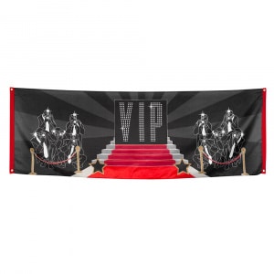 Hollywood VIP Red Carpet Awards Banner - 2.2m x 74cm