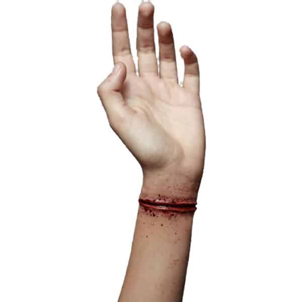 Slashed Wrist Wound Gruesome Application