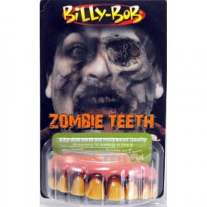 Billy Bob Zombie Fake Teeth with Fixer
