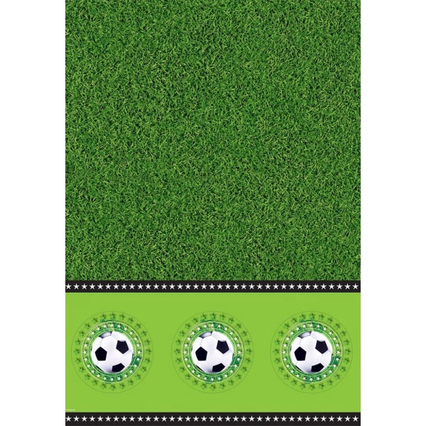 Football Pitch Party Tablecloth - 1.3m x 1.8m