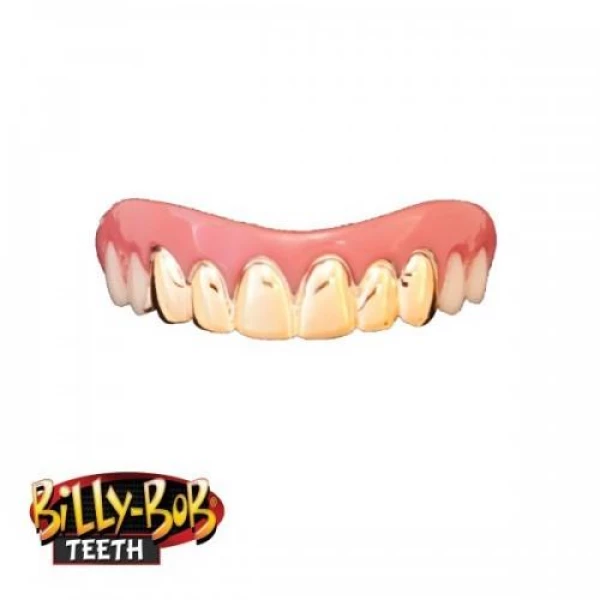 Billy Bob Grillz Gold Teeth Grill Fake Teeth with Fixer