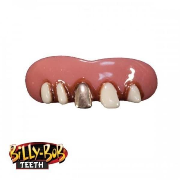 Billy Bob Gold Miner Gold Tooth Fake Teeth with Fixer