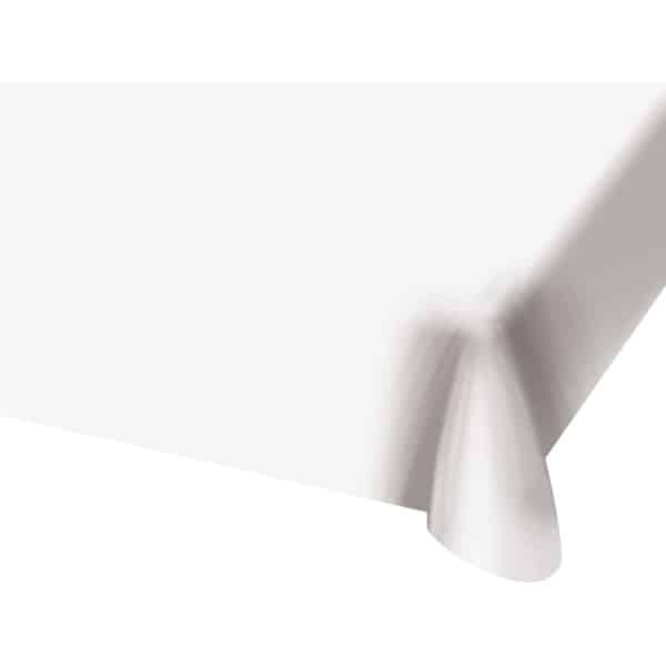 White Party Tablecloth - 1.3m x 1.8m