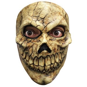 Grinning Skull Latex Horror Face Mask