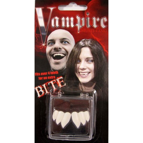 Billy Bob Triple Vampire Teeth with Fixer