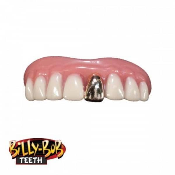 Billy Bob Bling Bling Gold Tooth Fake Teeth with Fixer