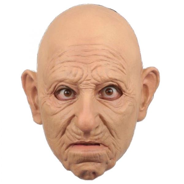 Bald Old Man Latex Character Mask