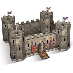 3D Medieval Castle Table Decoration - 46cm