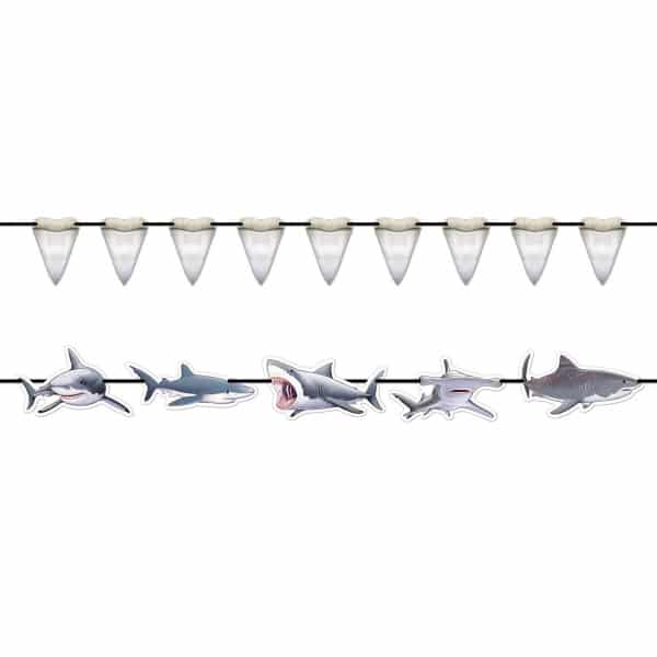 Shark Attack Hanging Banner - 3.6m