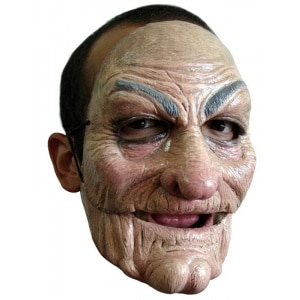 Old Man 2 Piece Latex Chraracter Face Mask