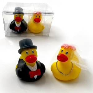 Mr & Mrs Duck Bride & Groom Box Set - 7cm