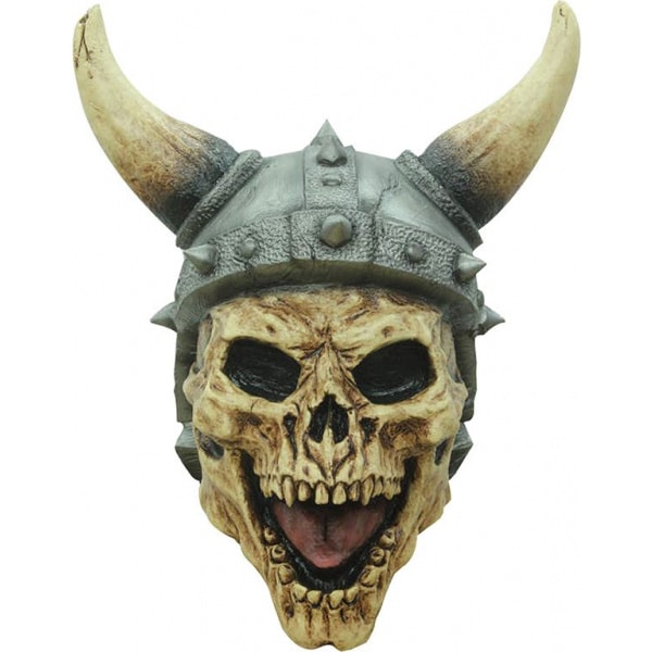 Viking Demon Horned Skull Latex Horror Mask
