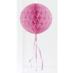 Baby Pink Honeycomb Ball Hanging Decoration - 30cm