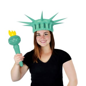 Inflatable Statue of Liberty Crown & Torch