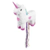 White & Pink Unicorn Pinata - 47cm x 39cm