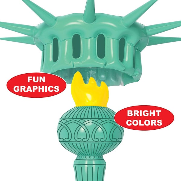 Inflatable Statue of Liberty Crown & Torch