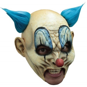 Krumpy the Clown Chinless Latex Horror Mask
