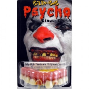 Billy Bob Psycho Clown Fake Teeth with Fixer