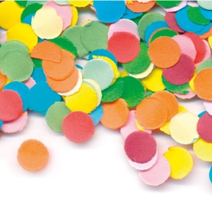 Multicoloured Paper Table Confetti - 5mm