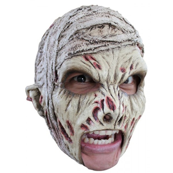Zombie Mummy Chinless Latex Horror Mask
