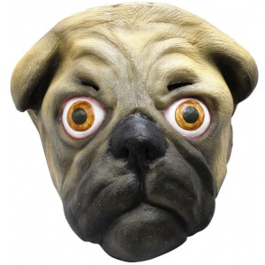 Pug Dog Latex Animal Face Mask