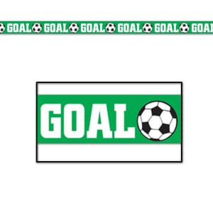 Football "Goal" Party Barrier Tape - 6m