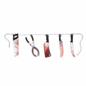 Bloody Knives Hanging Banner - 1.8m