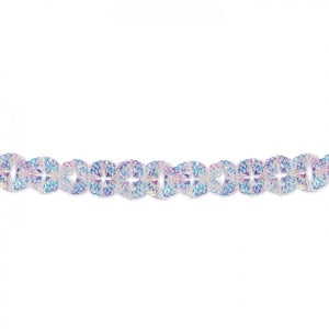 Shimmering Pearlised Iridescent Garland - 3.6m