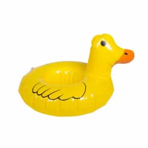 Inflatable Yellow Duck Floating Pool Drink Holder