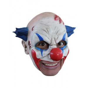 Zombie Clown Chinless Latex Horror Mask