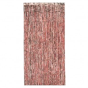 Rose Gold Foil Shimmer Curtain - 2.4m x 91cm