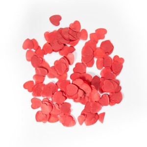 14g x Large Red Heart Paper Table Confetti - 2.5cm