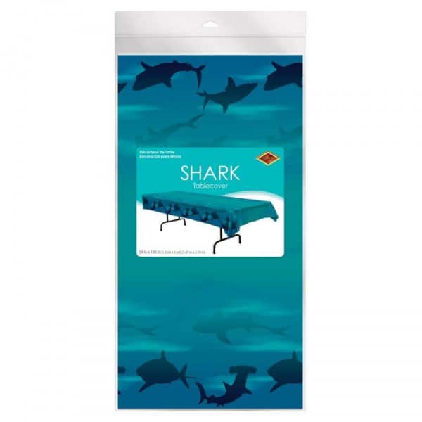 Shark Attack Party Tablecloth - 2.7m x 1.3m
