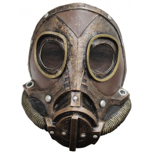 Steampunk WW2 Gas Mask Latex Mask