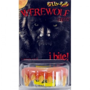 Billy Bob Werewolf Fake Teeth with Fixer