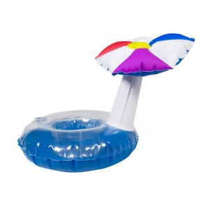 Inflatable Parasol Floating Pool Drink Holder