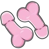 Hen Night Penis Compressed Air Confetti Cannon / Party Popper - 28cm