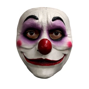 Purple Clown Latex Face Mask