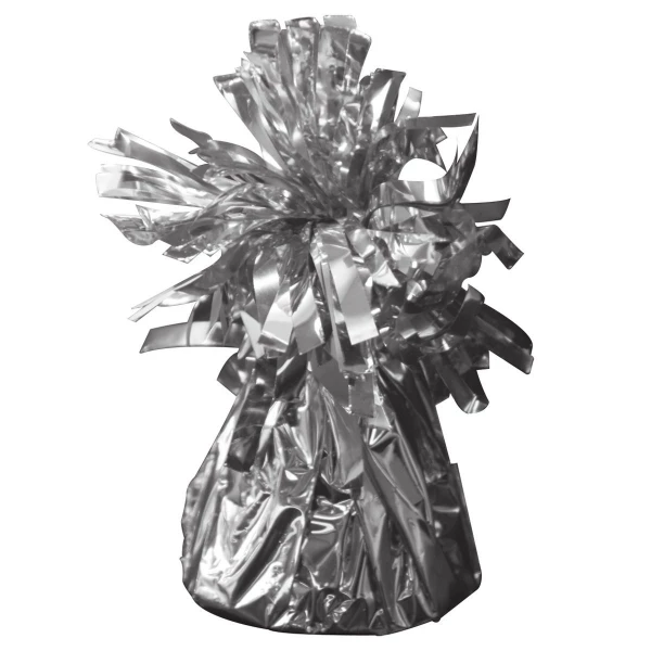 Silver Foil Tassel Balloon Weight - 170g