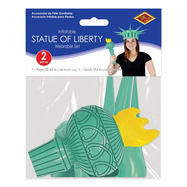 Inflatable Statue of Liberty Crown & Torch
