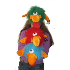 Red Silly Monster Bird Novelty Hat